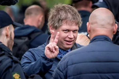 Taani paremäärmuslik poliitik Rasmus Paludan.