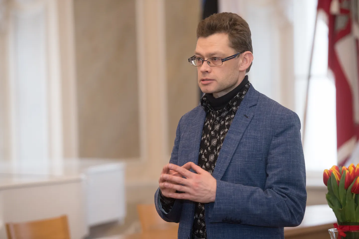 Ants Orase nimelise kirjanduskriitika auhinna mullune laureaat Berk Vaher.