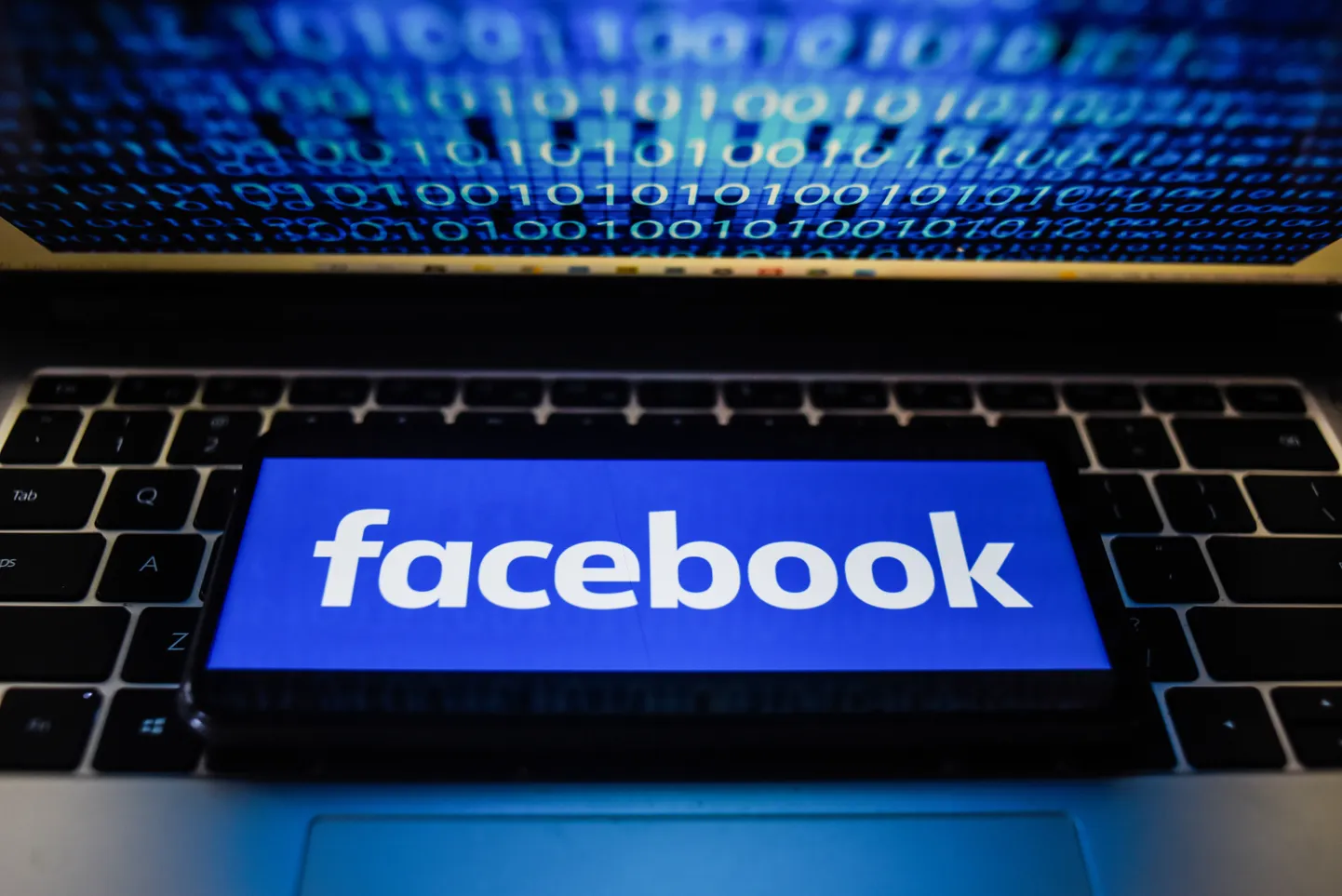 Facebooki logo. Pilt on illustreeriv