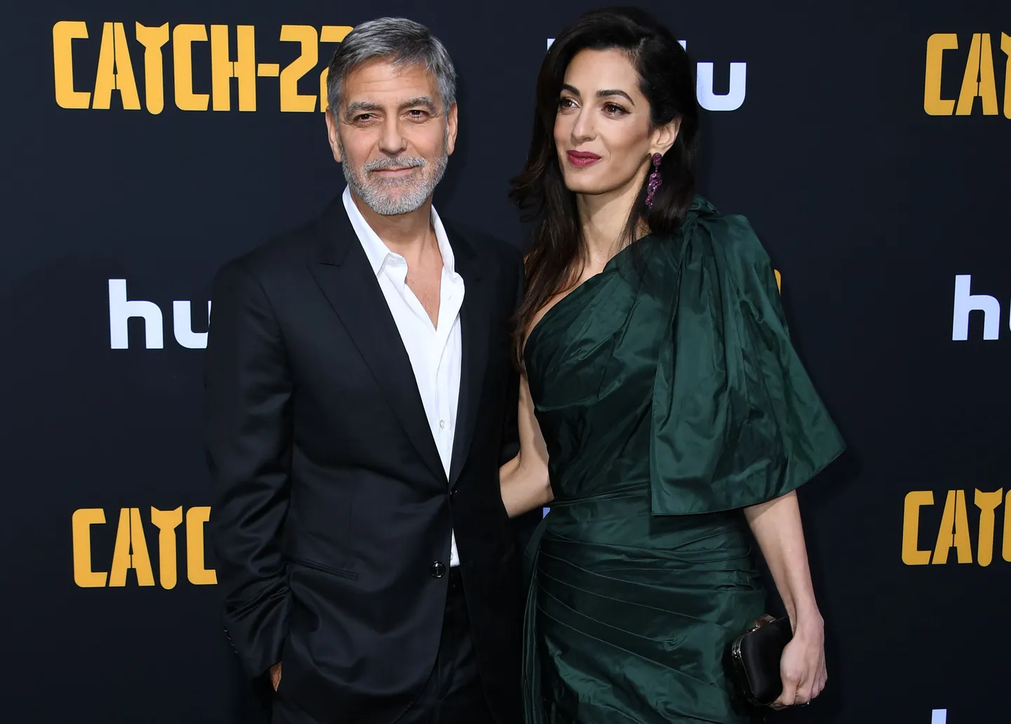George Clooney ja abikaasa Amal Clooney.