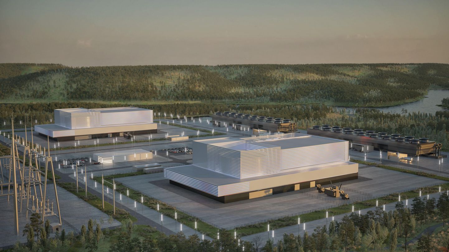 Визуализация планируемой для Эстонии АЭС.