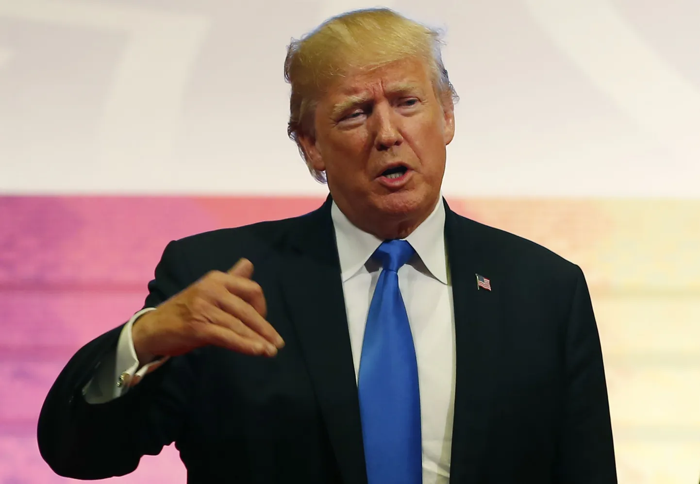 USA president Donald Trump.