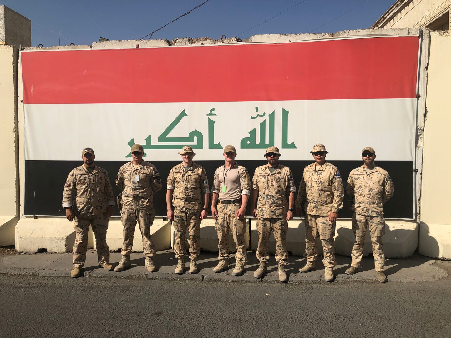 Iraagis viibiv väljaõppemeeskond tänavu jaanuaris.