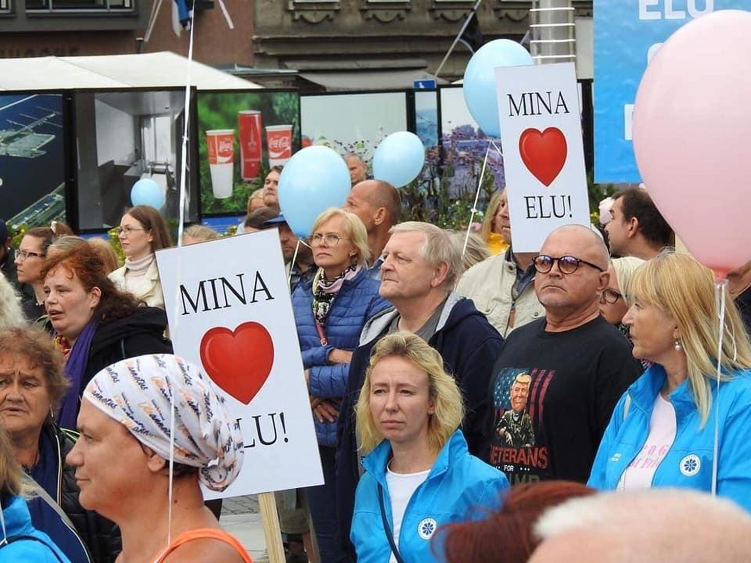 Elu Marsi abordivastane meeleavaldus 2020. aasta augustis Tallinnas.