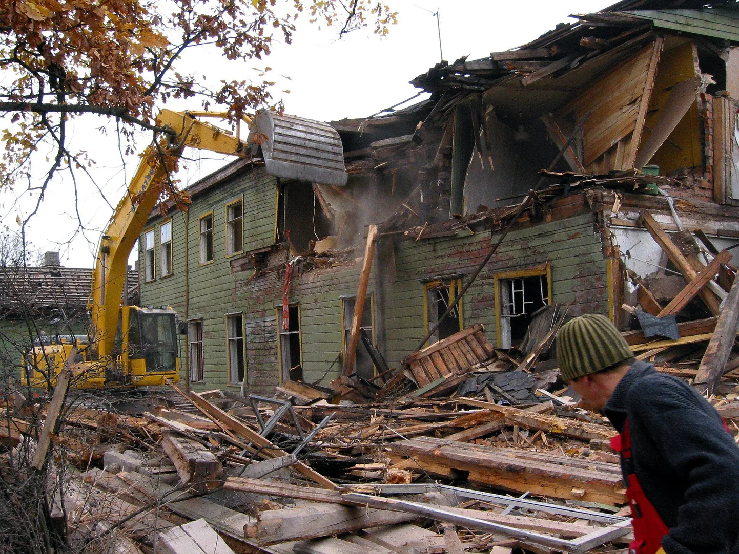 Tühjana seisnud maja lammutati. Illustratiivne foto.