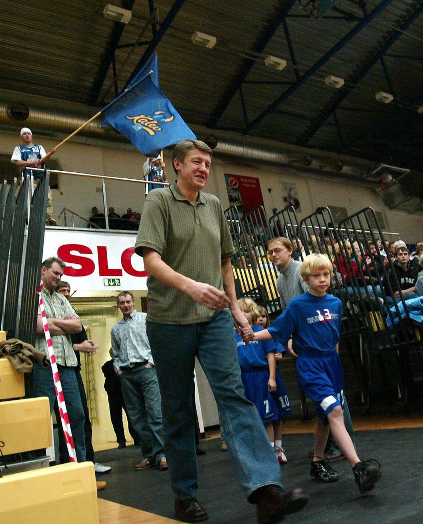 Sergei Babenko Rakveres Tallinna Kalevi korvpallisõul kümme aastat tagasi.