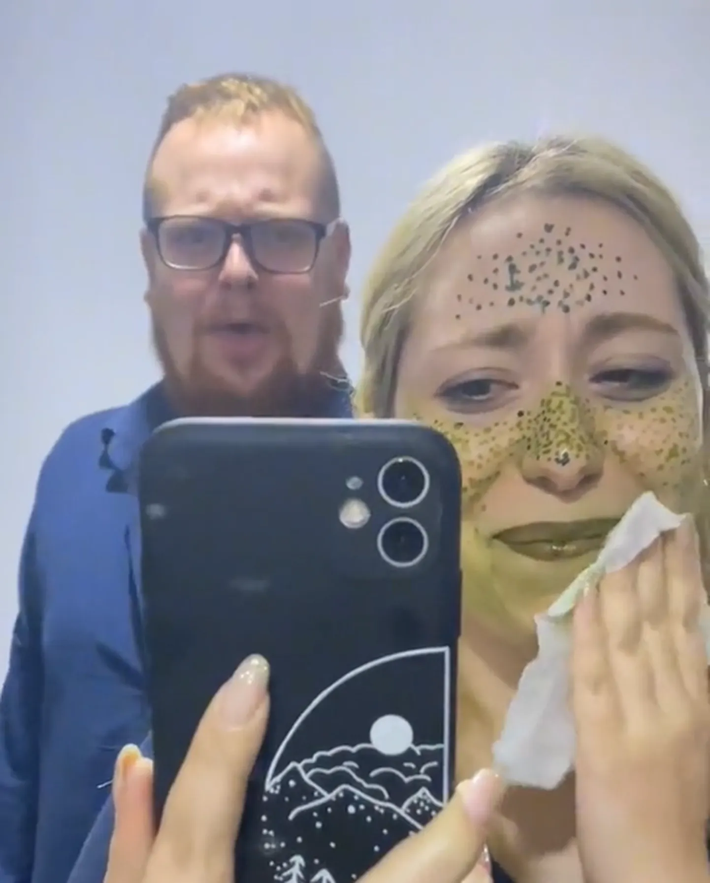 Abikaasale oli naise näotoon samuti suur ehmatus