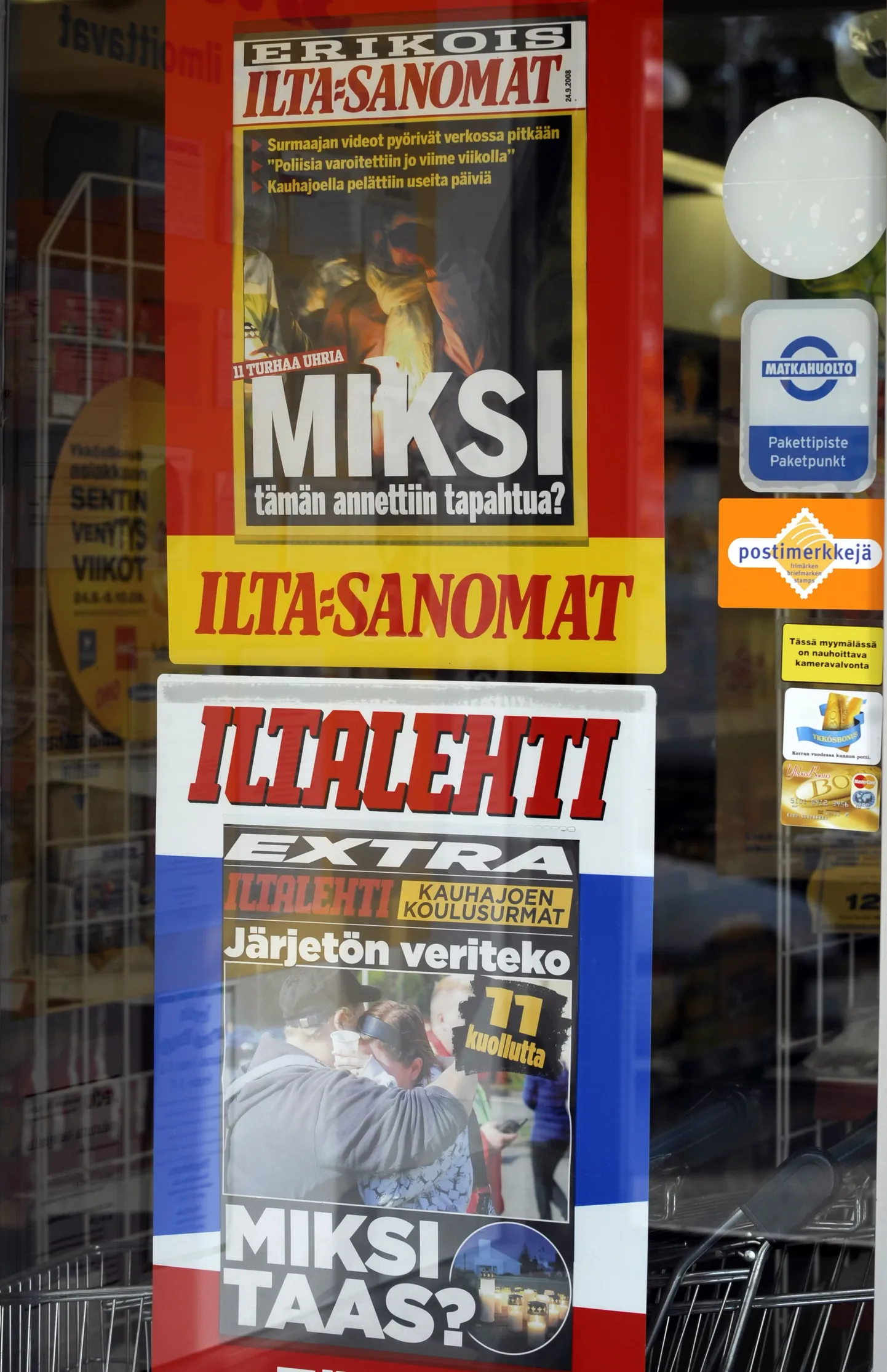 Soome ajalehed Iltalehti ja Ilta-Sanomat, mille online-uudiseid saab netis praegu lugeda tasuta.