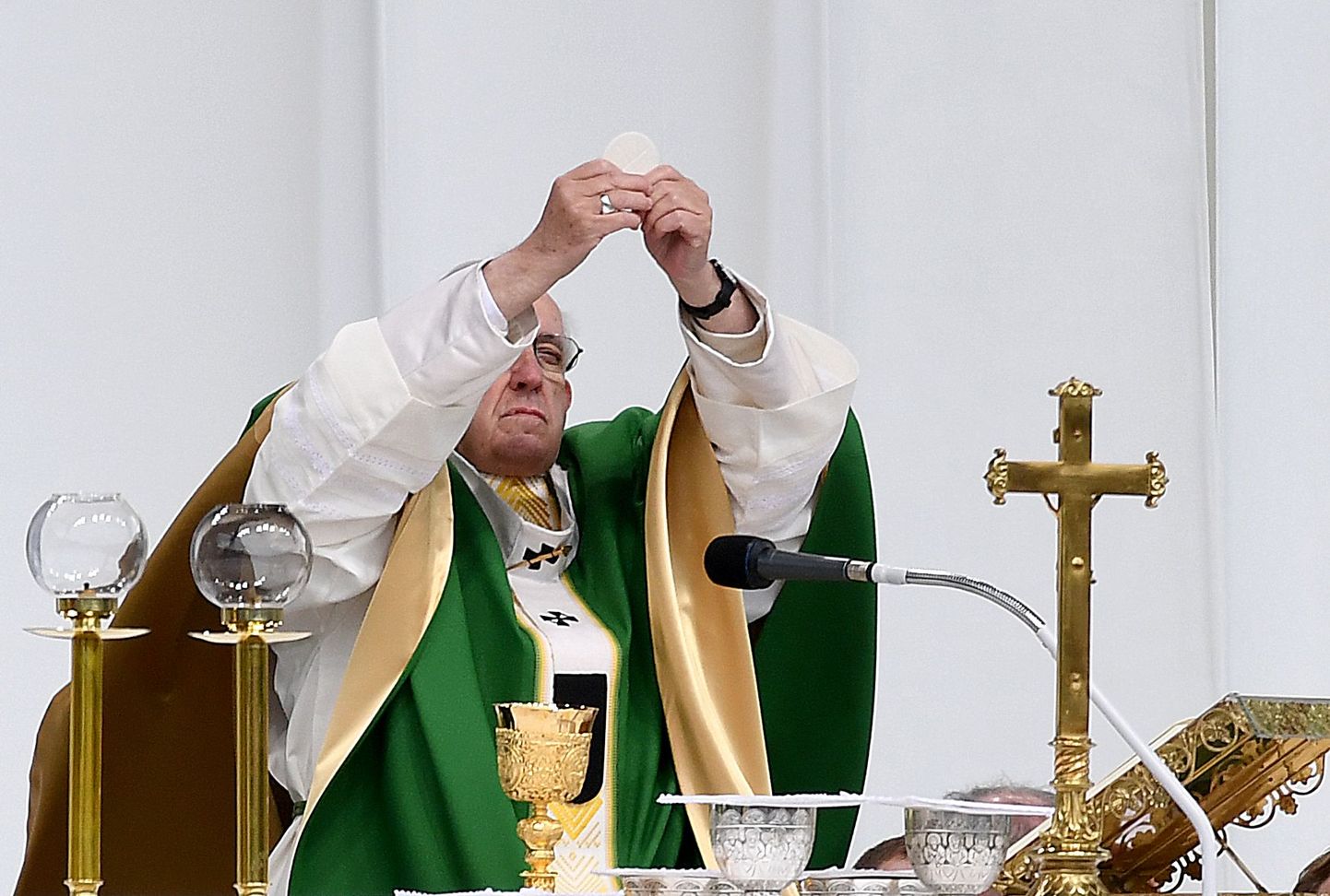 Папа римский Франциск в Каунасе
