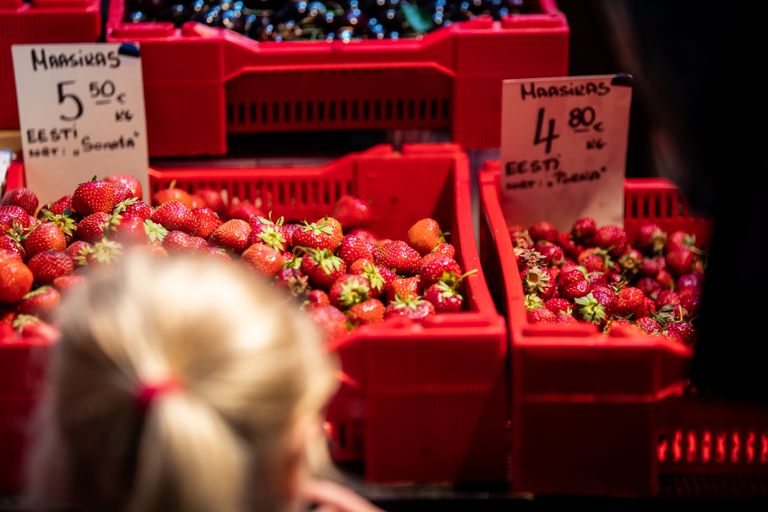 Maasikafestival Balti jaama turul