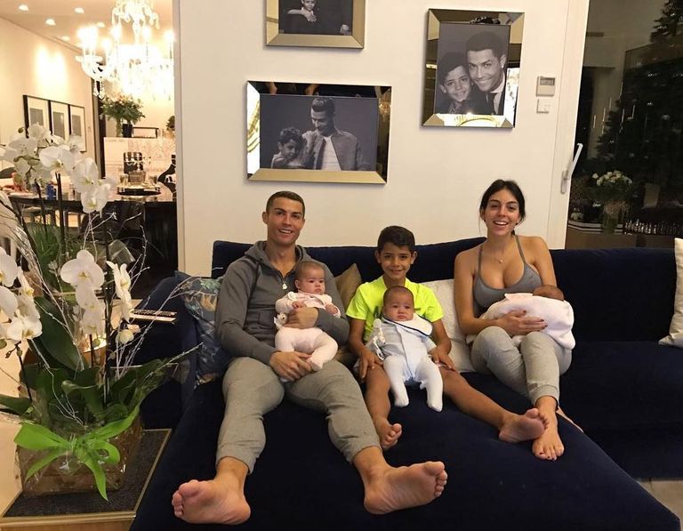 Cristiano Ronaldo ja ta pere