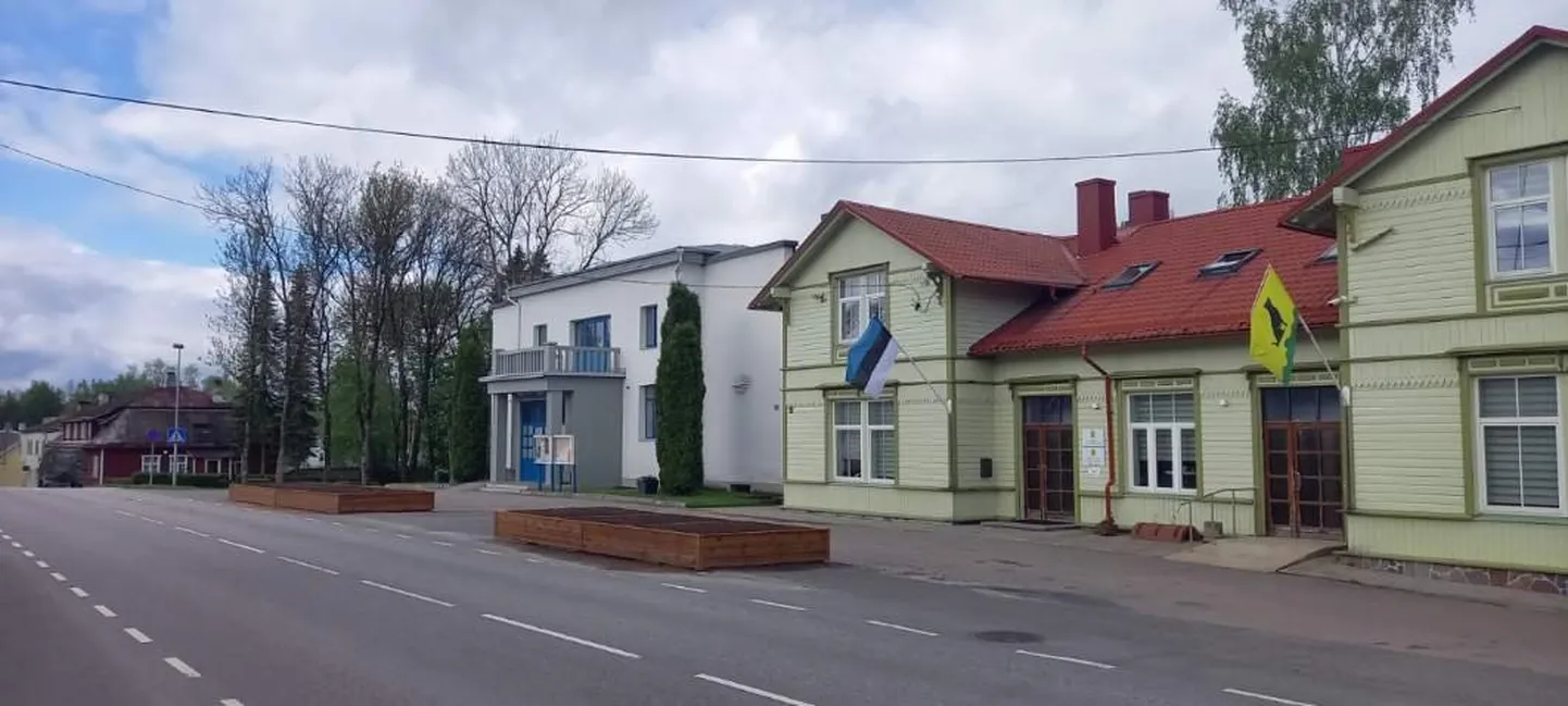Järva-Jaani peatänava äärde paigutatud lilleniidu kastid saavutavad oma hiilguse kõrghetke järgmisel kuul.