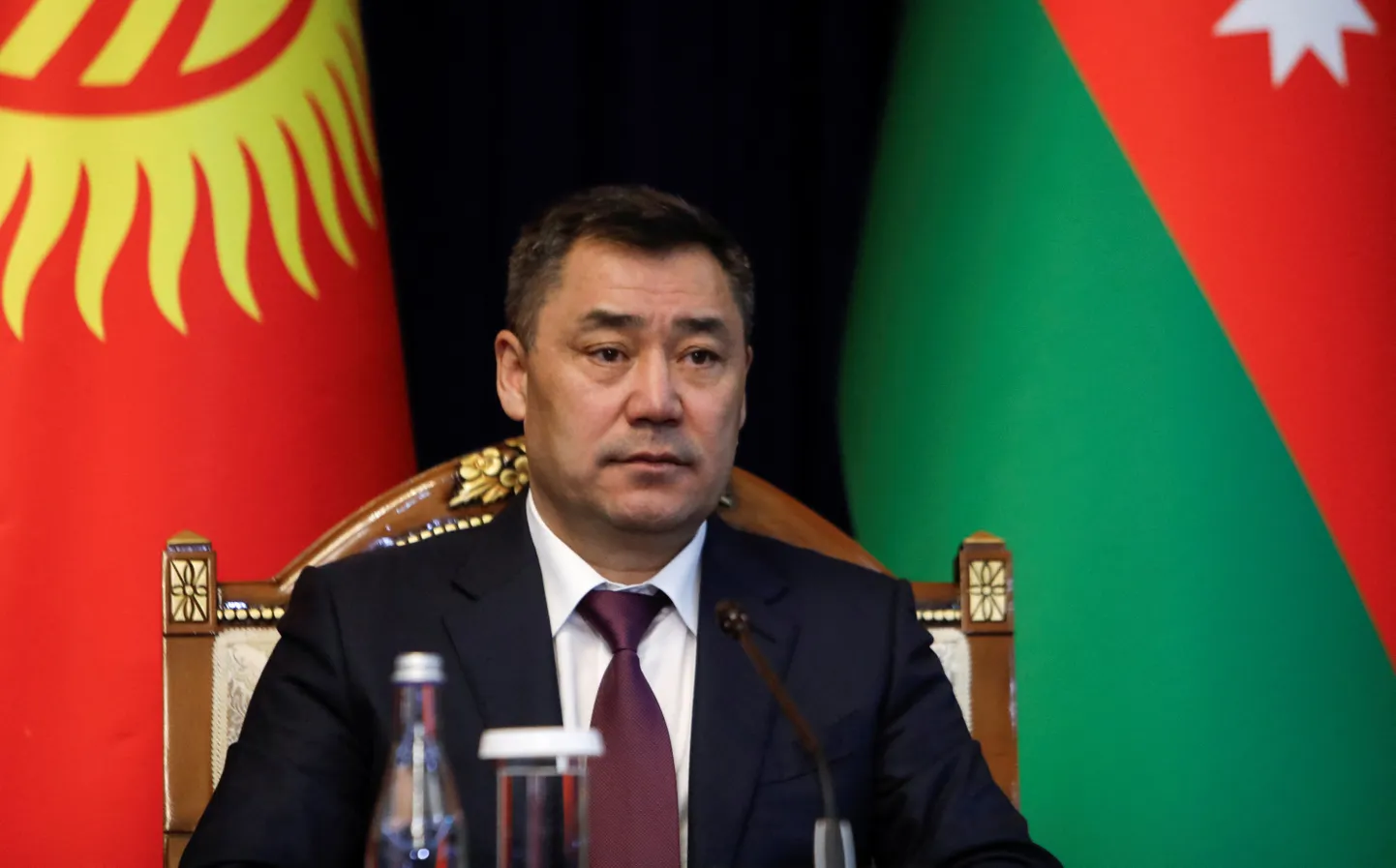 Kirgizstānas prezidents Sadirs Japarovs.