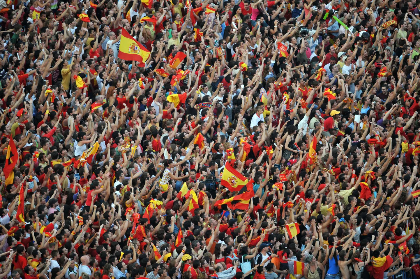 Hispaania jalgpallipublik.