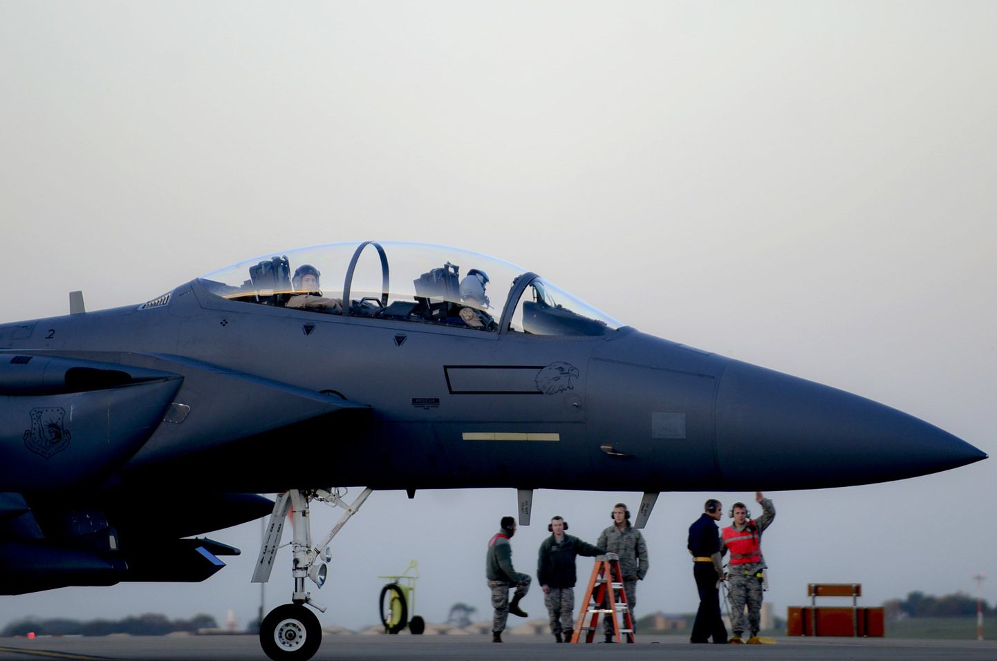 Ühendriikide F-15E Strike Eagle, mis ühines Incirlikis asuvate vägedega.
