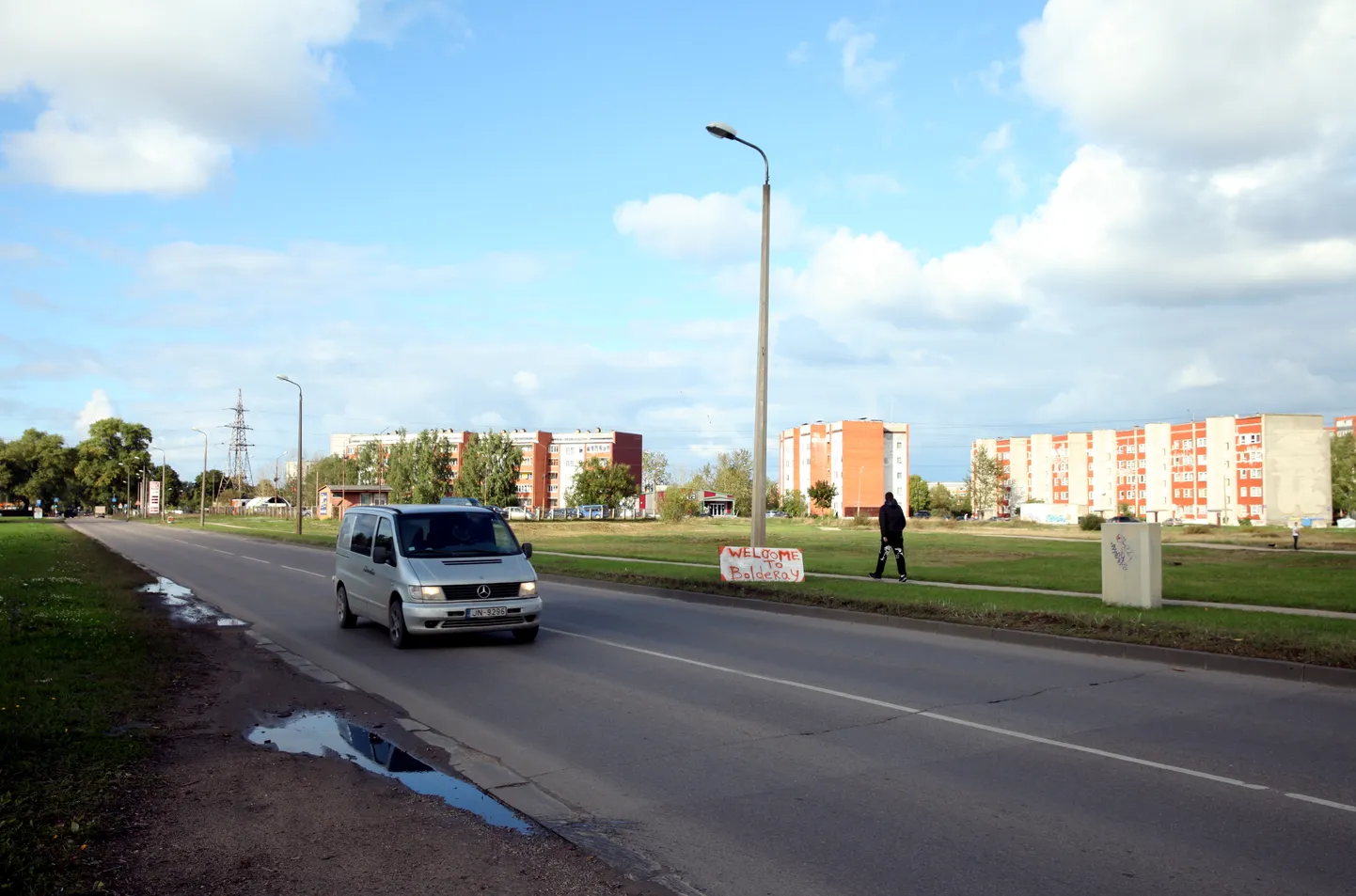 Въезд в Болдераю