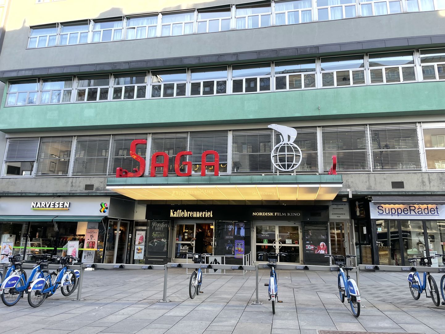 Saga kino Oslo kesklinnas.