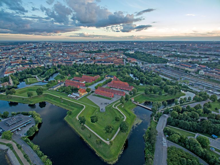 Zvaigznes formas cietoksnis Kopenhāgenā, Dānijā
