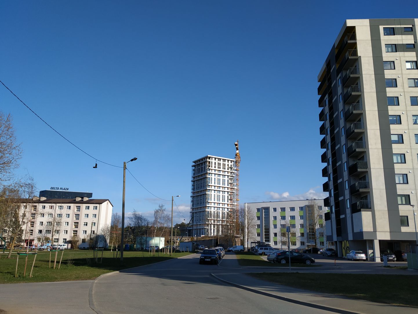 Новые жилые дома в Таллинне.