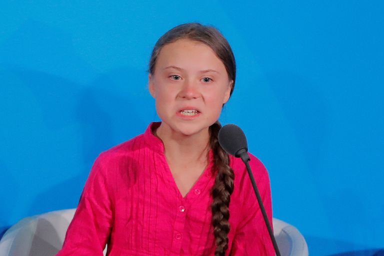 Greta Thunberg esines 23. septembril ÜRO kliimakonverentsil kõnega