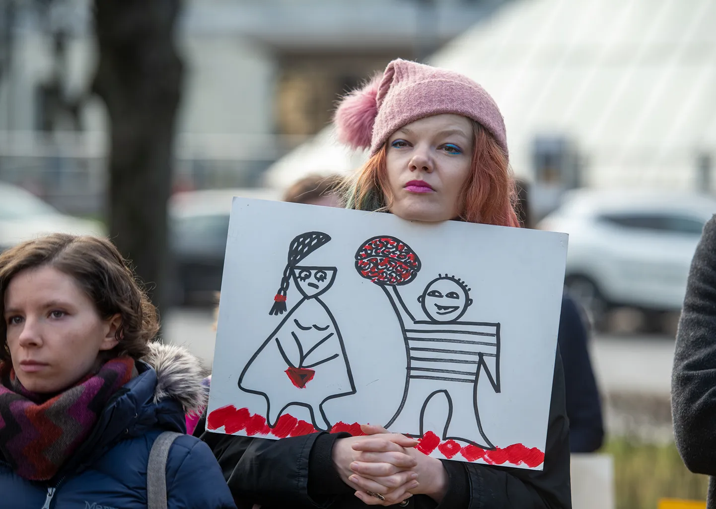 Jau ceturto gadu noticis Sieviešu solidaritātes gājiens