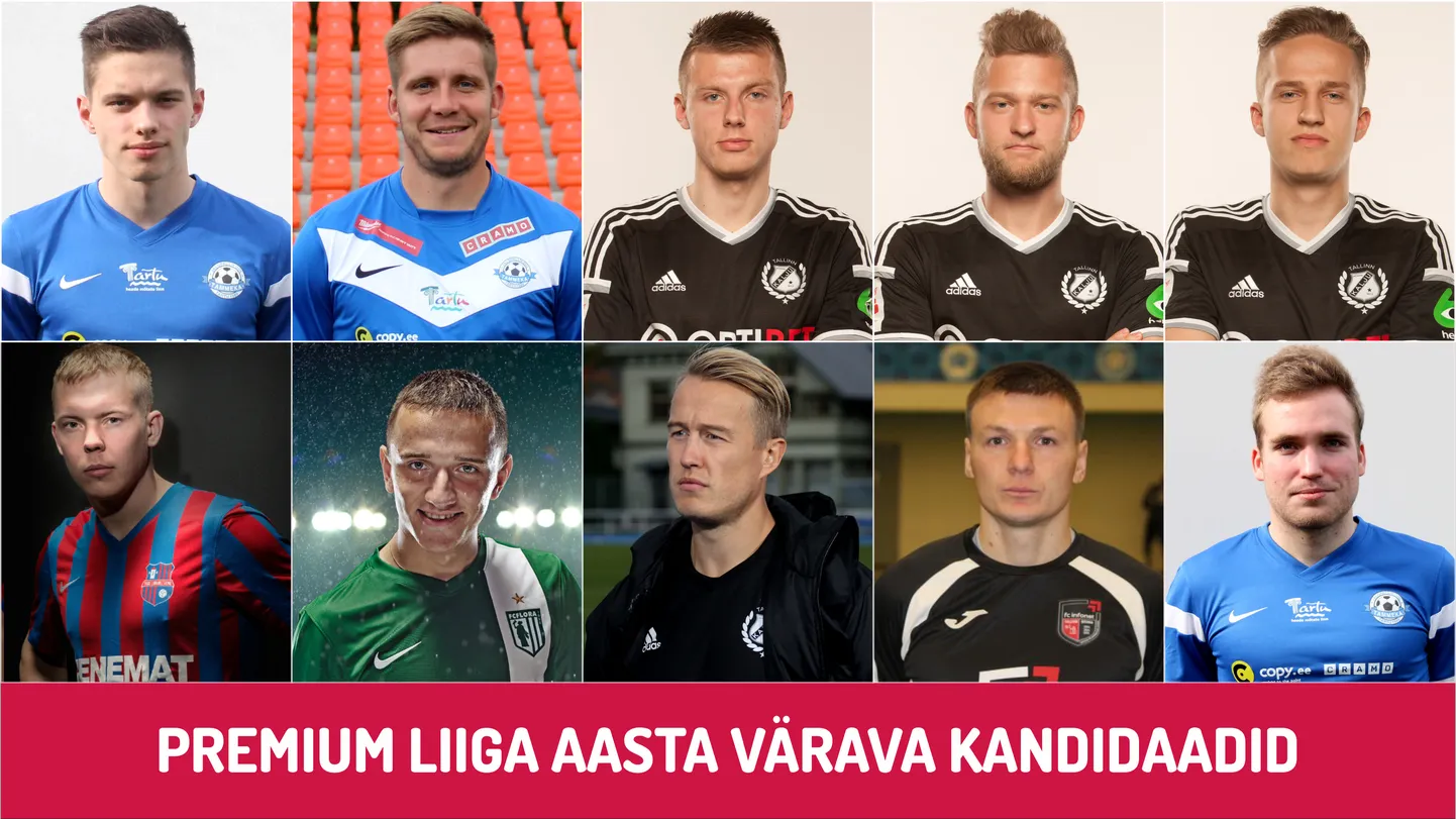 Premium liiga 2016. aasta värava kandidaadid.