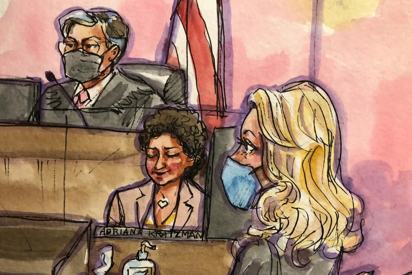 Elizabeth Holmes kohtuistungil San Joses, Californias. Holmesi kaasus kasvas välja vilepuhumisest.