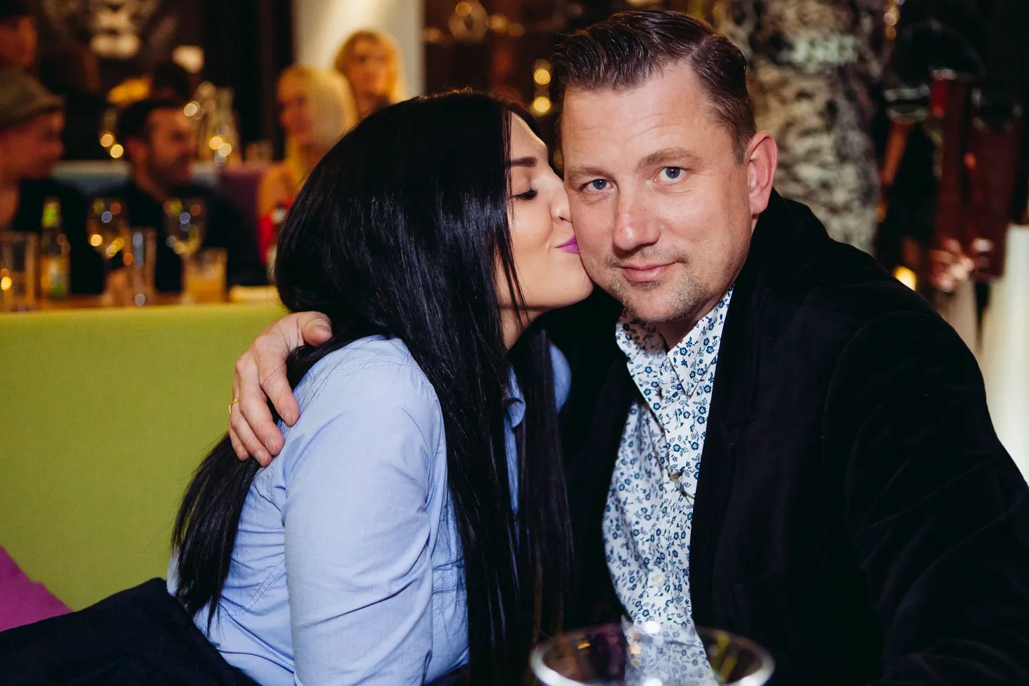 16.mai särasid Lounge Butterflys pesubrändi CHANGE uhiuued pesu- & rannarõivaste komplektid.
Tsirkuseärimees Lauri Viikna oli pesumoodi kaemas oma noore naisega.