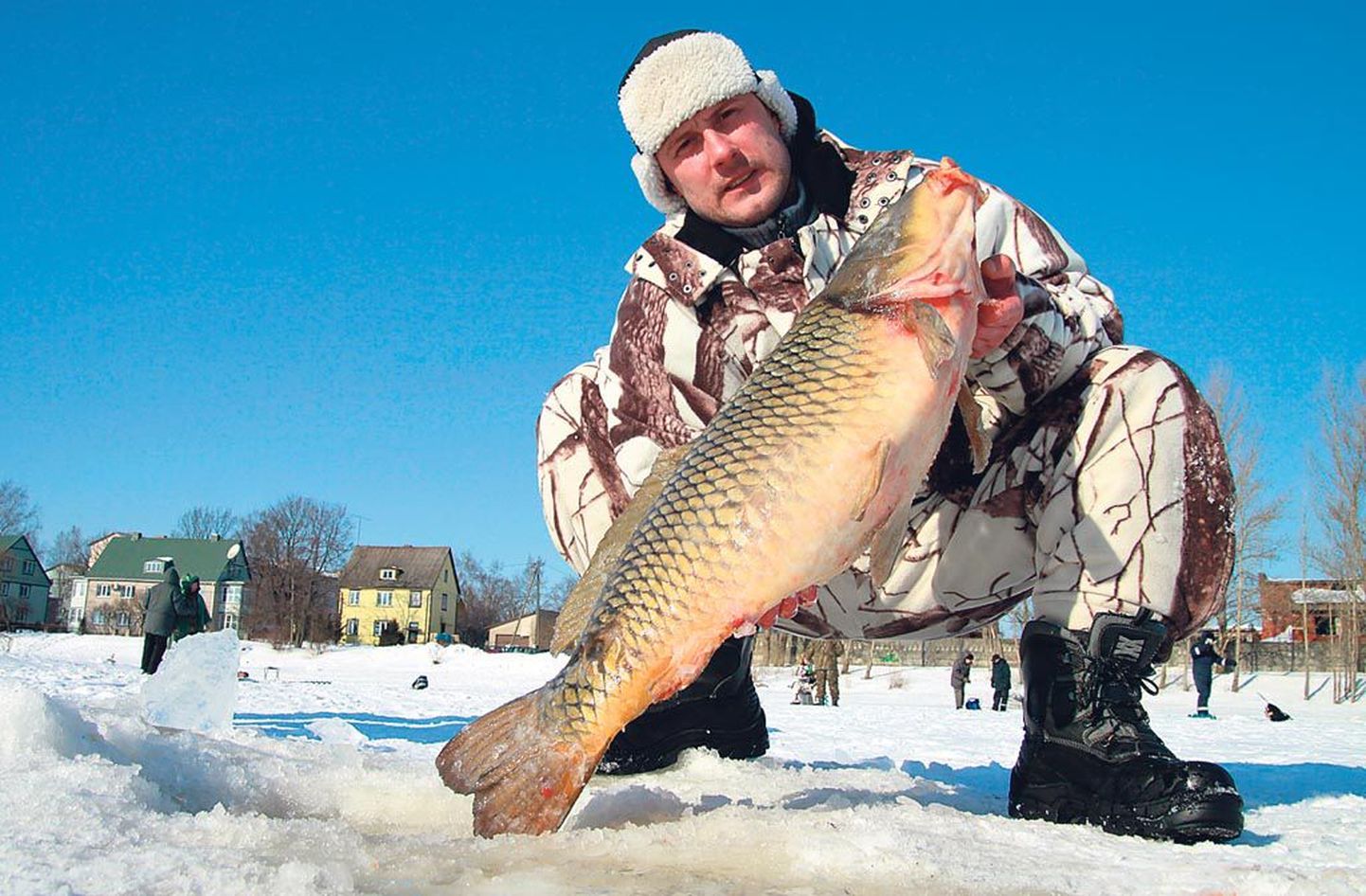 “Õngega sain nii suure kala esimest korda,” tunnistas 35aastane Sergei Tarassov.