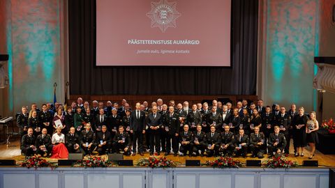 Kolm saarlast pälvisid päästeteenistuse medali