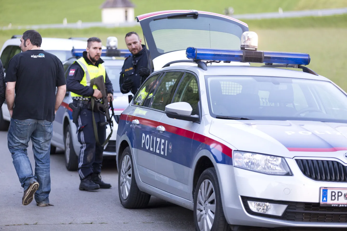 Austrias toimunud tulistamise sündmuskoht