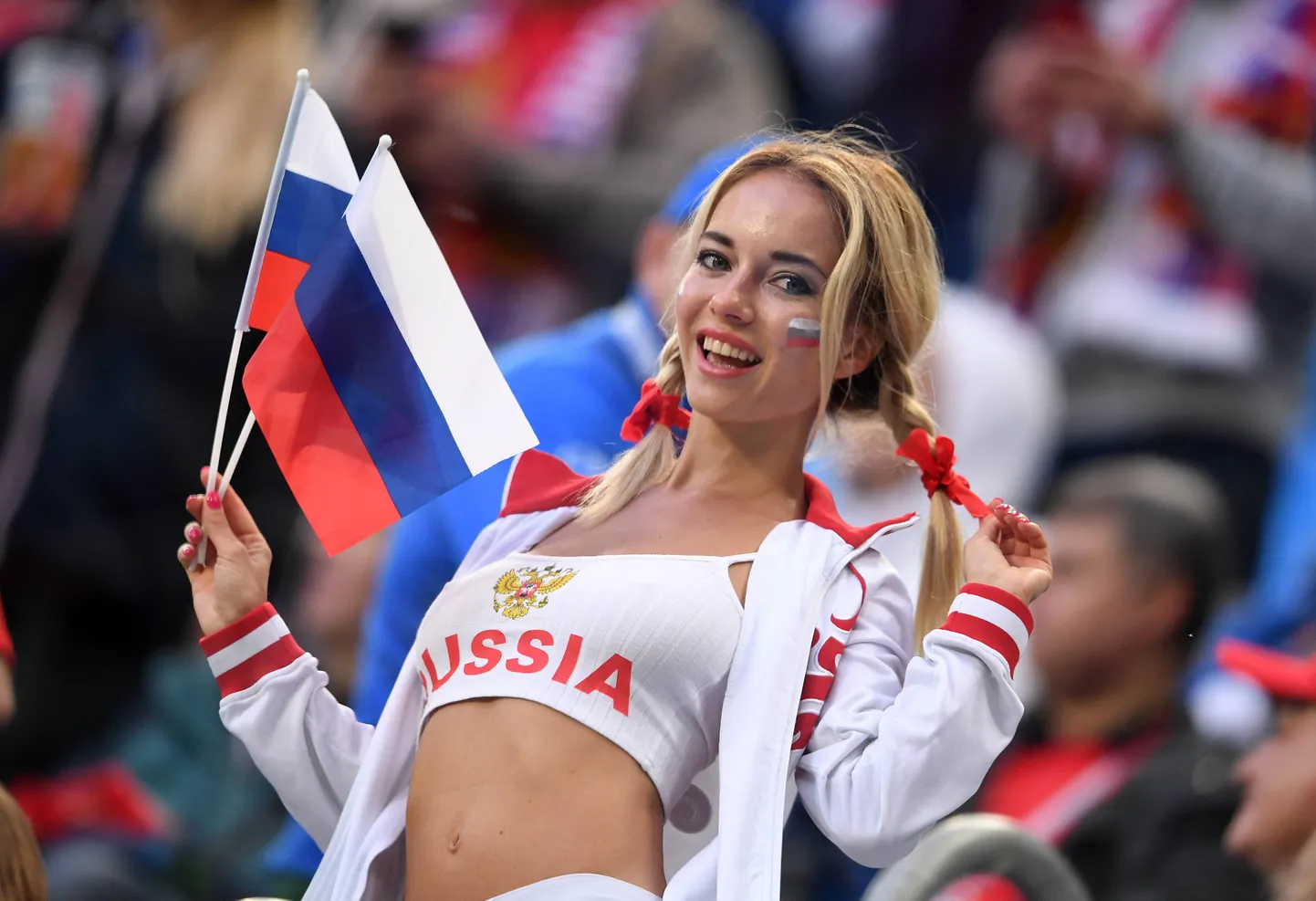 Venemaa jalgpallifänn.