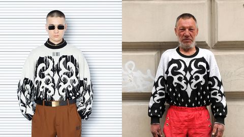 Мировой модный бренд обвинили в плагиате: его дизайнеры украли стиль у бездомного из Львова