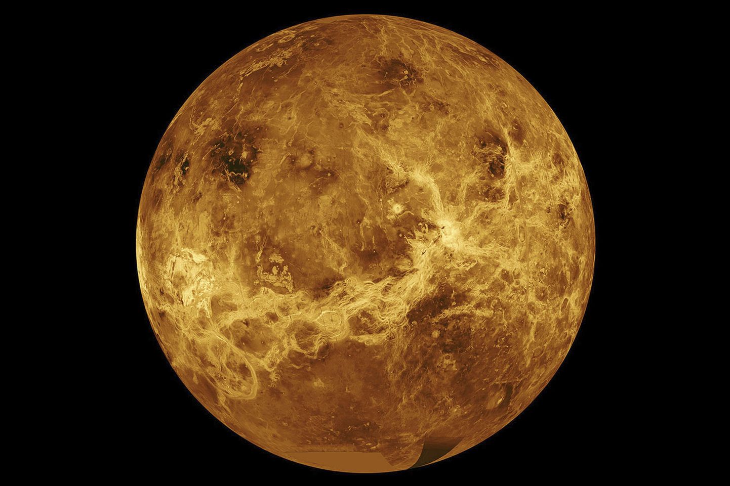 NASA foto Veenusest, millele ameeriklased teevad kaks uut uurimismissiooni