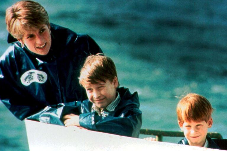 Printsess Diana, prints William ja prints Harry 1988. aastal
