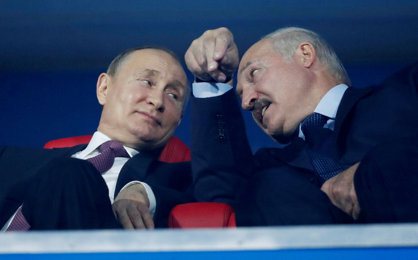 Aleksandrs Lukašenko un Vladimirs Putins Minskā. 30.jūnijs, 2019
