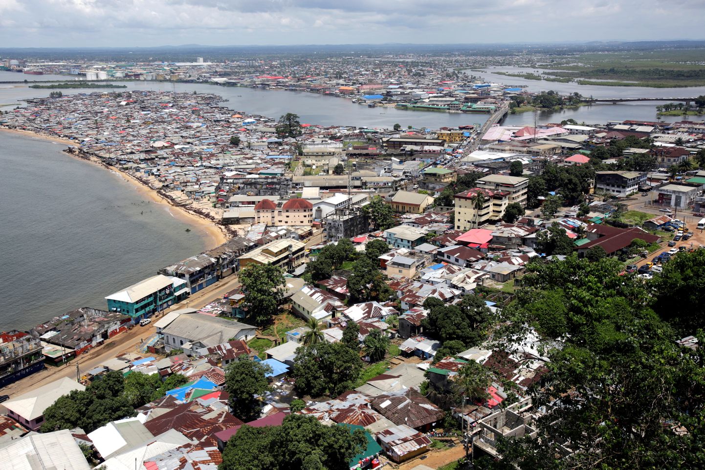 Libērijas galvaspilsēta Monrovija. Ilustratīvs attēls.