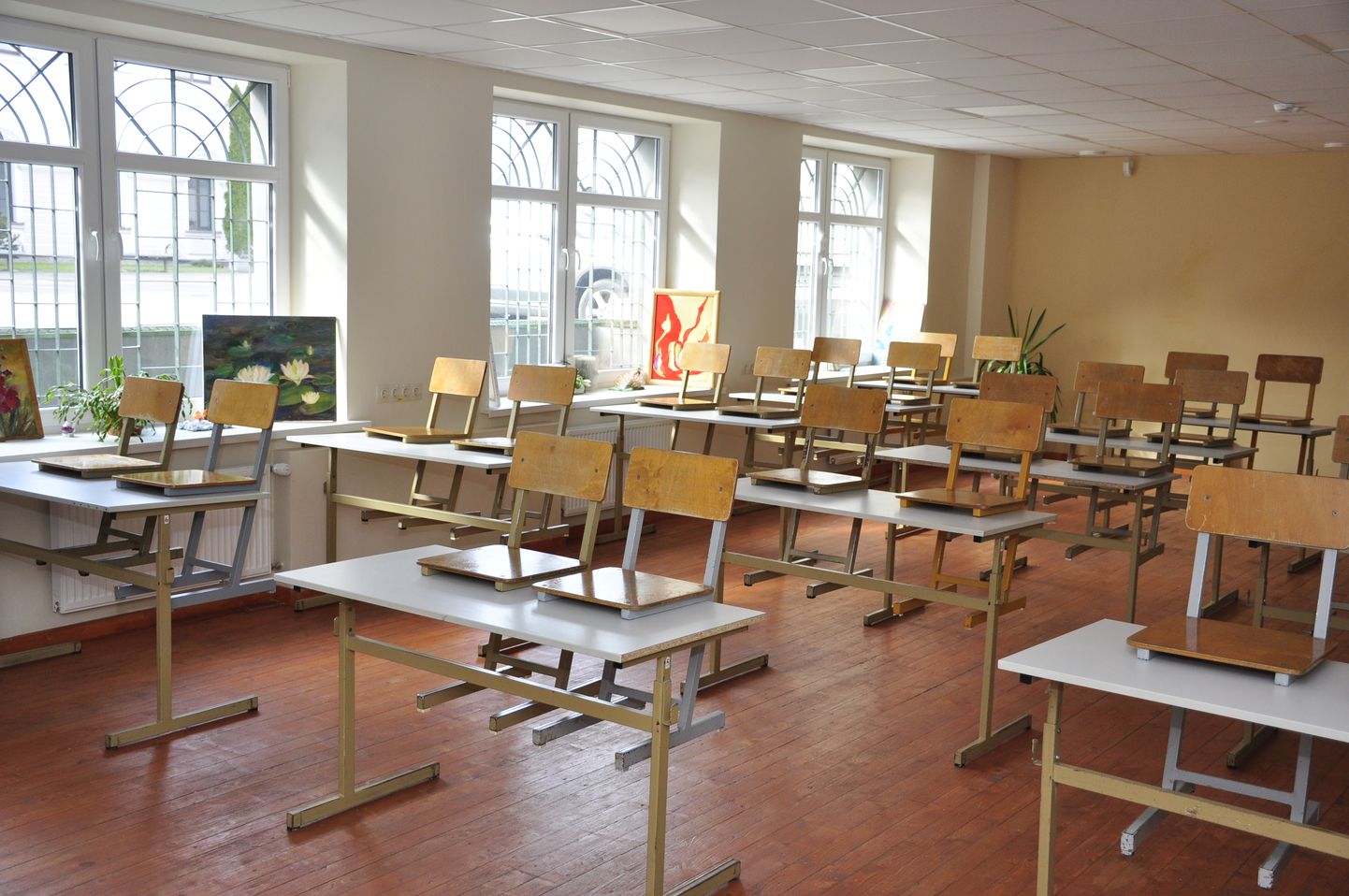 Пустой школьный класс. Иллюстративное фото