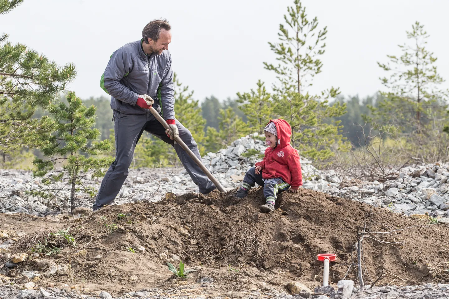 Laulupeotuli jõuab ka kivihiide, mis laupäeval võsast puhtaks tehti.
