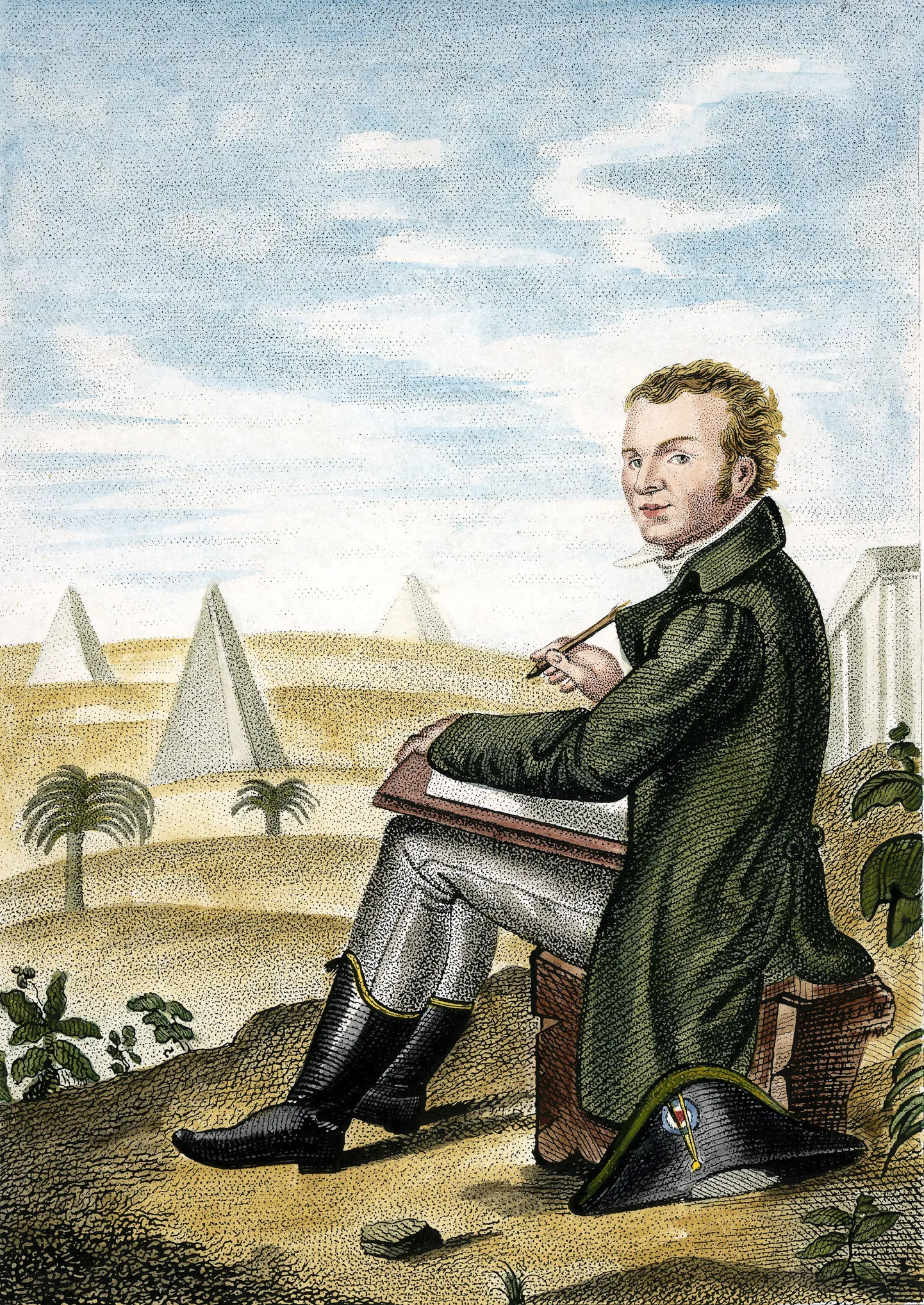 Dominique-Vivant Denon. Rinaldi koloriseeritud portree aastast 1800.