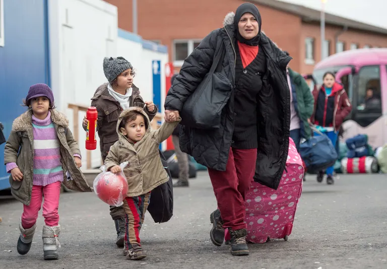 Asüülitaotlejad Lääne-Saksamaal Giesseni linnas 2015. aastal.