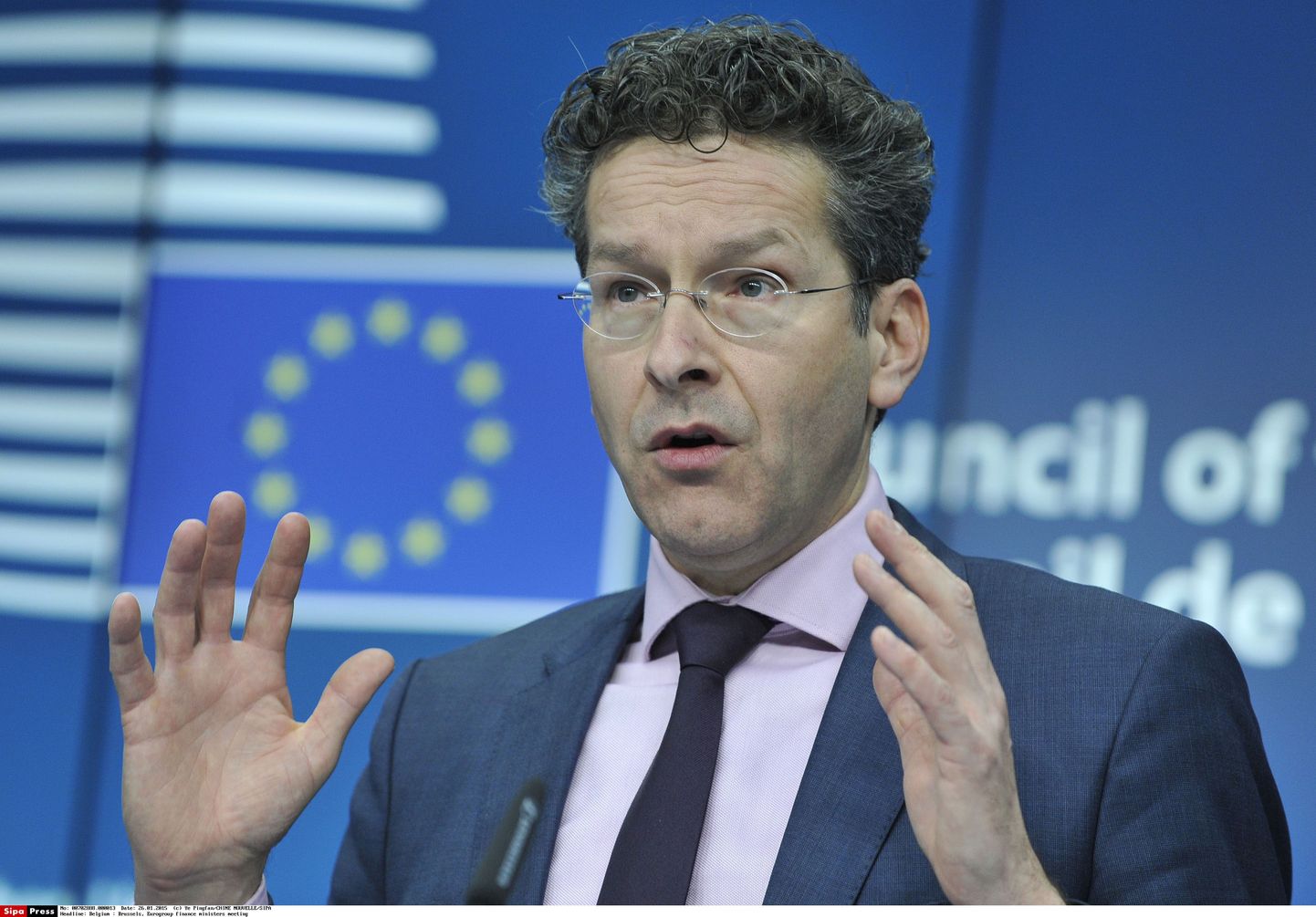 Eurogrupi juht ja Hollandi rahandusminsiter Jeroen Dijsselbloem.
