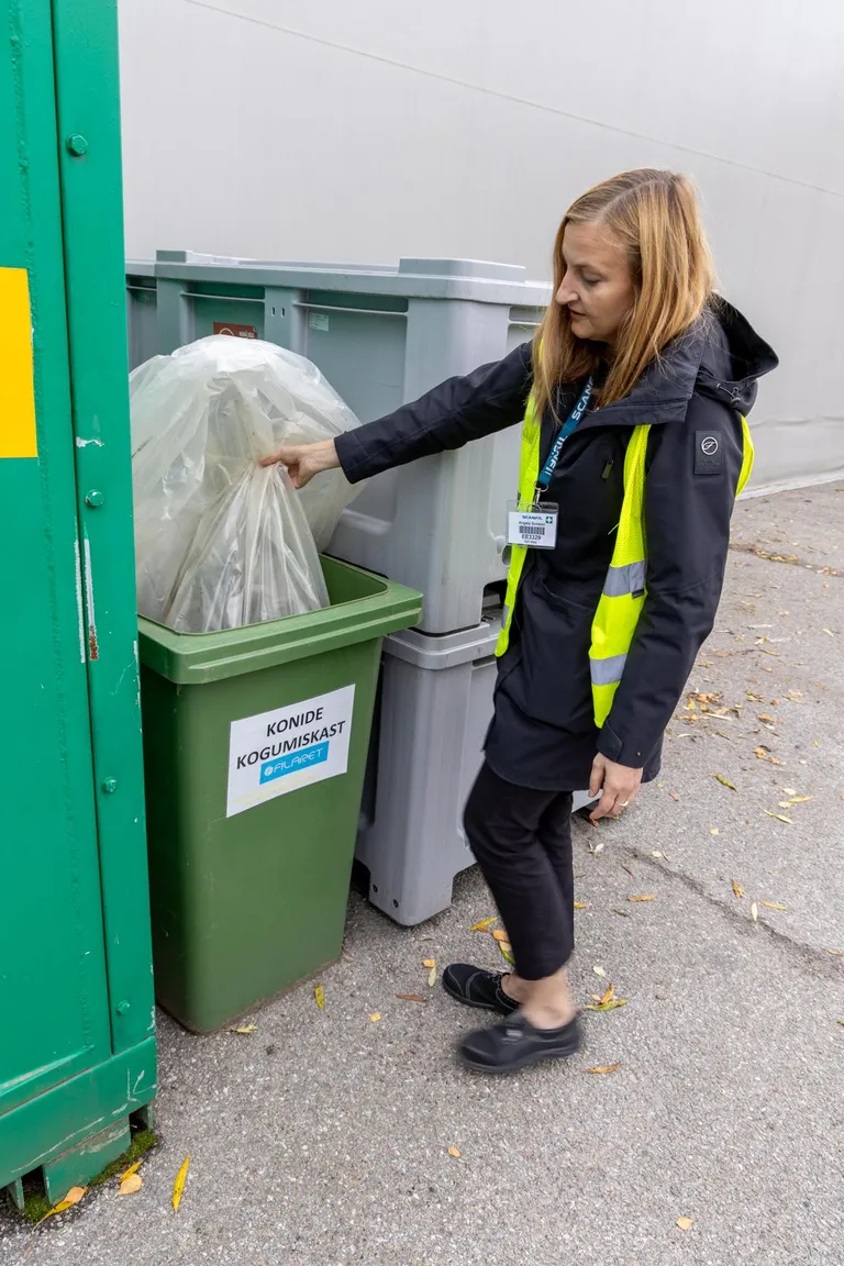 Nelja kuuga tekib Scanfilis umbkaudu 200 liitrit konisid. Ühe 50-liitrise koti viis Angela Simson juba Tallinna ettevõttesse töödelda.