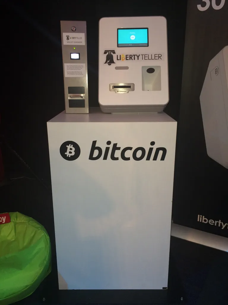 Bitcoin'ide vahetusautomaat 2014. aastal Bostonis.