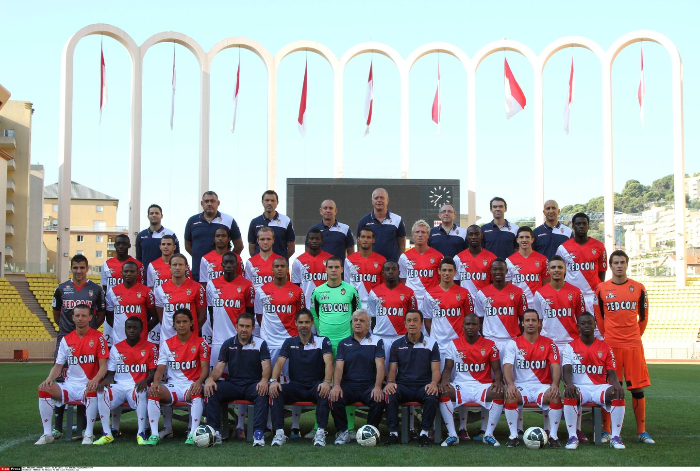 AS Monaco FC meeskond tänavu septembris.