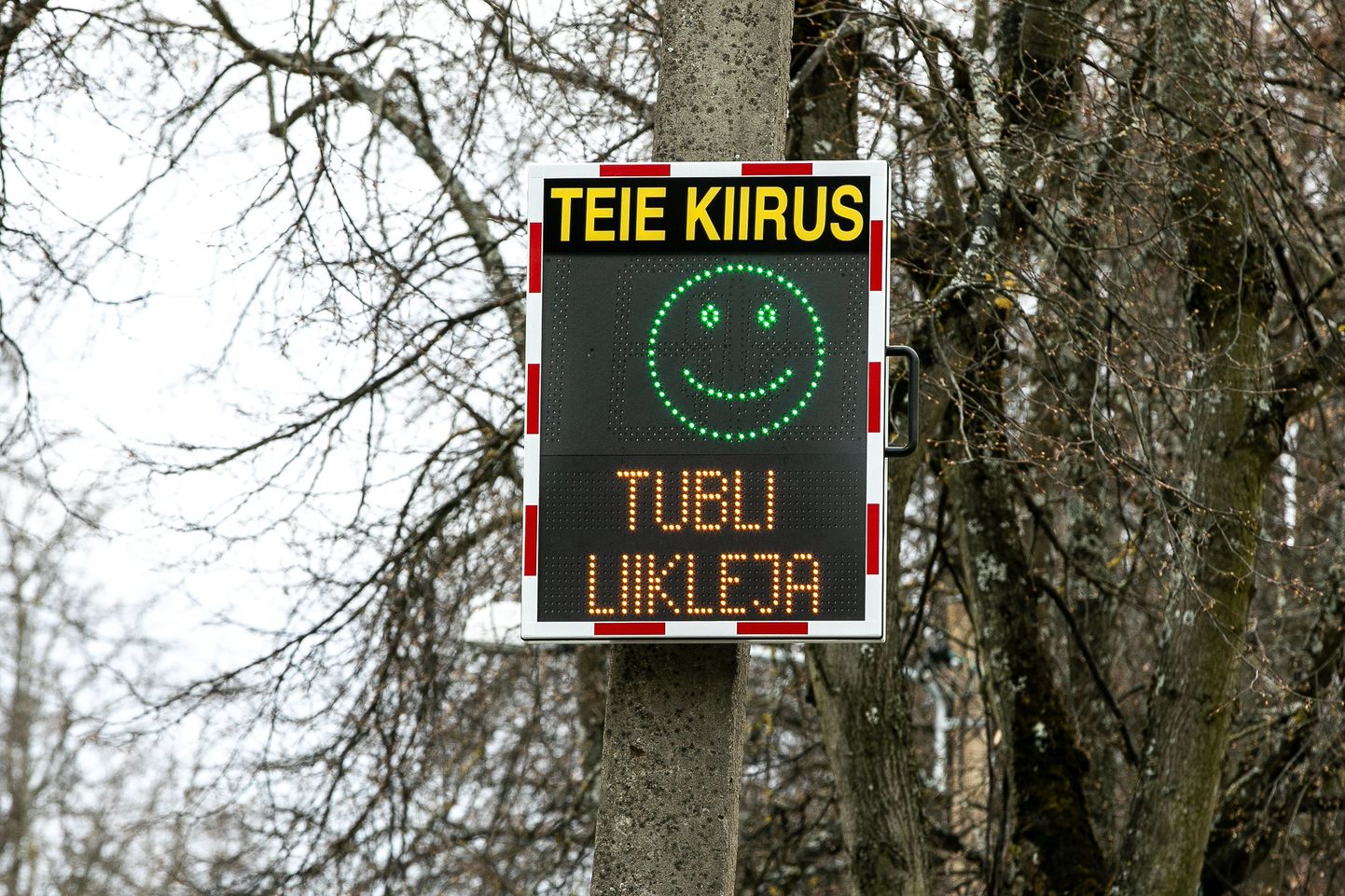 В Таллинне установят еще восемь табло контроля скорости.
