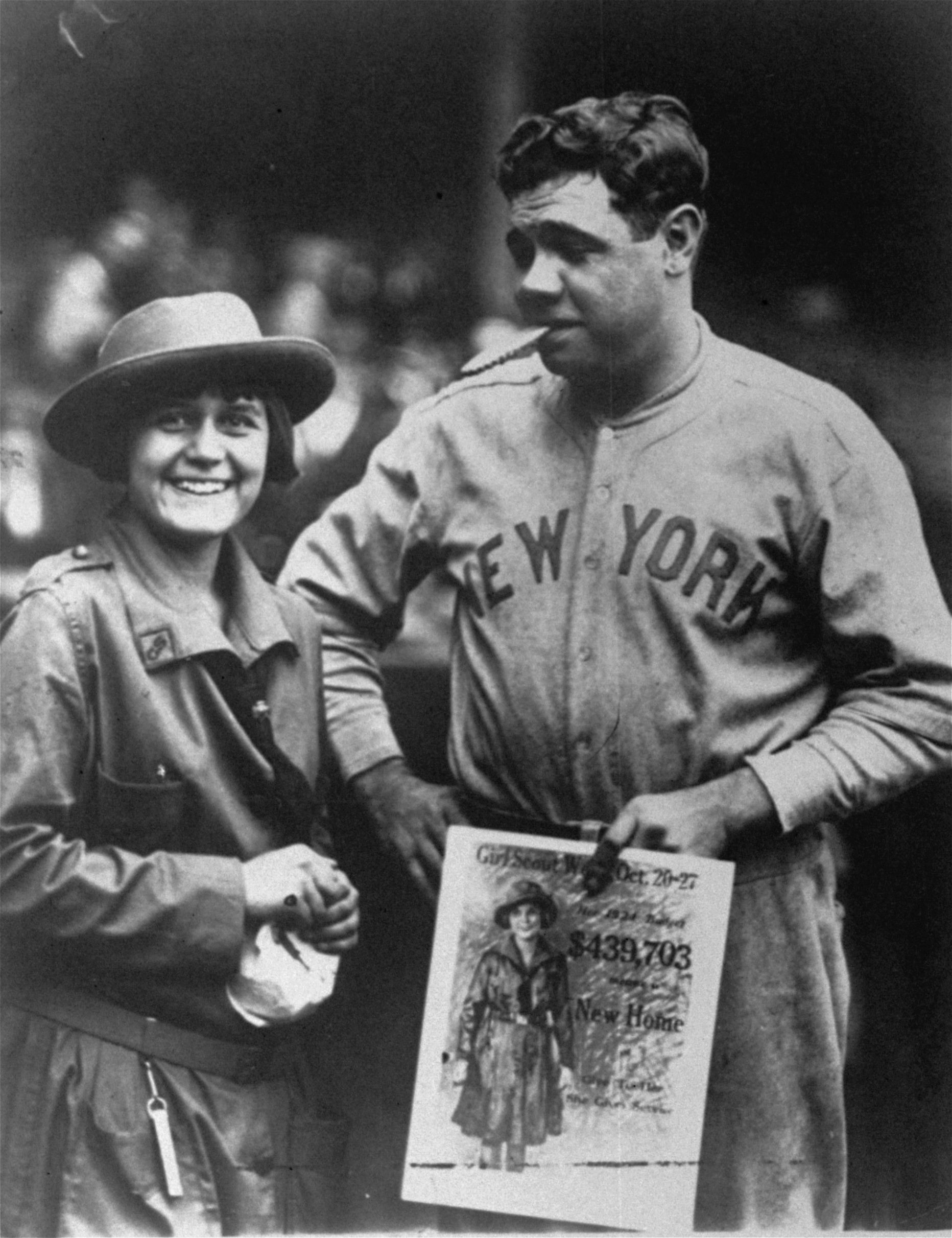 Pesapallilegend Babe Ruth 1923. aastal.