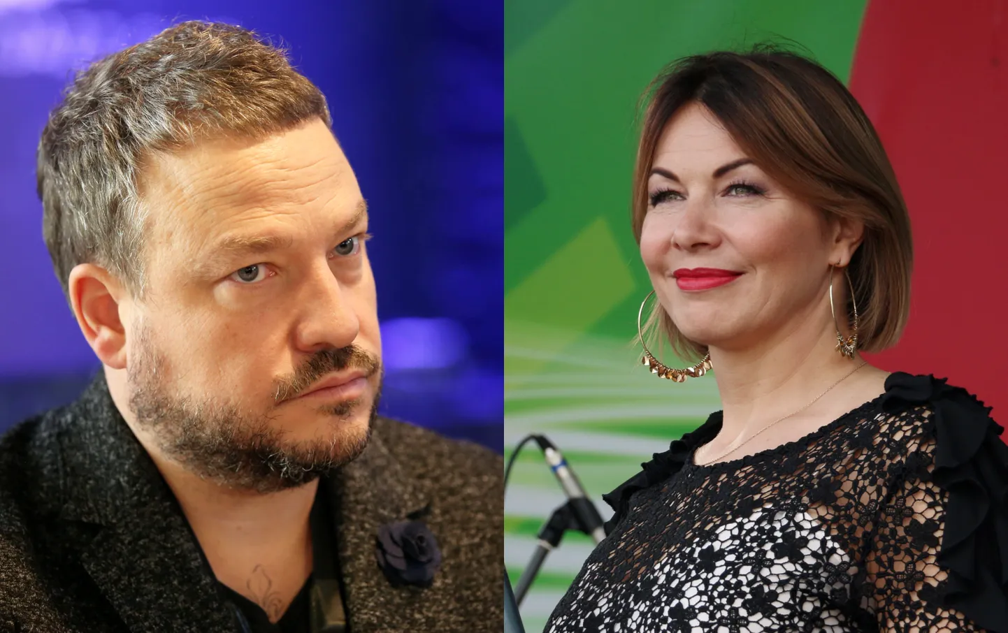 Deniss Paškevičs un Jolanta Gulbe-Paškeviča