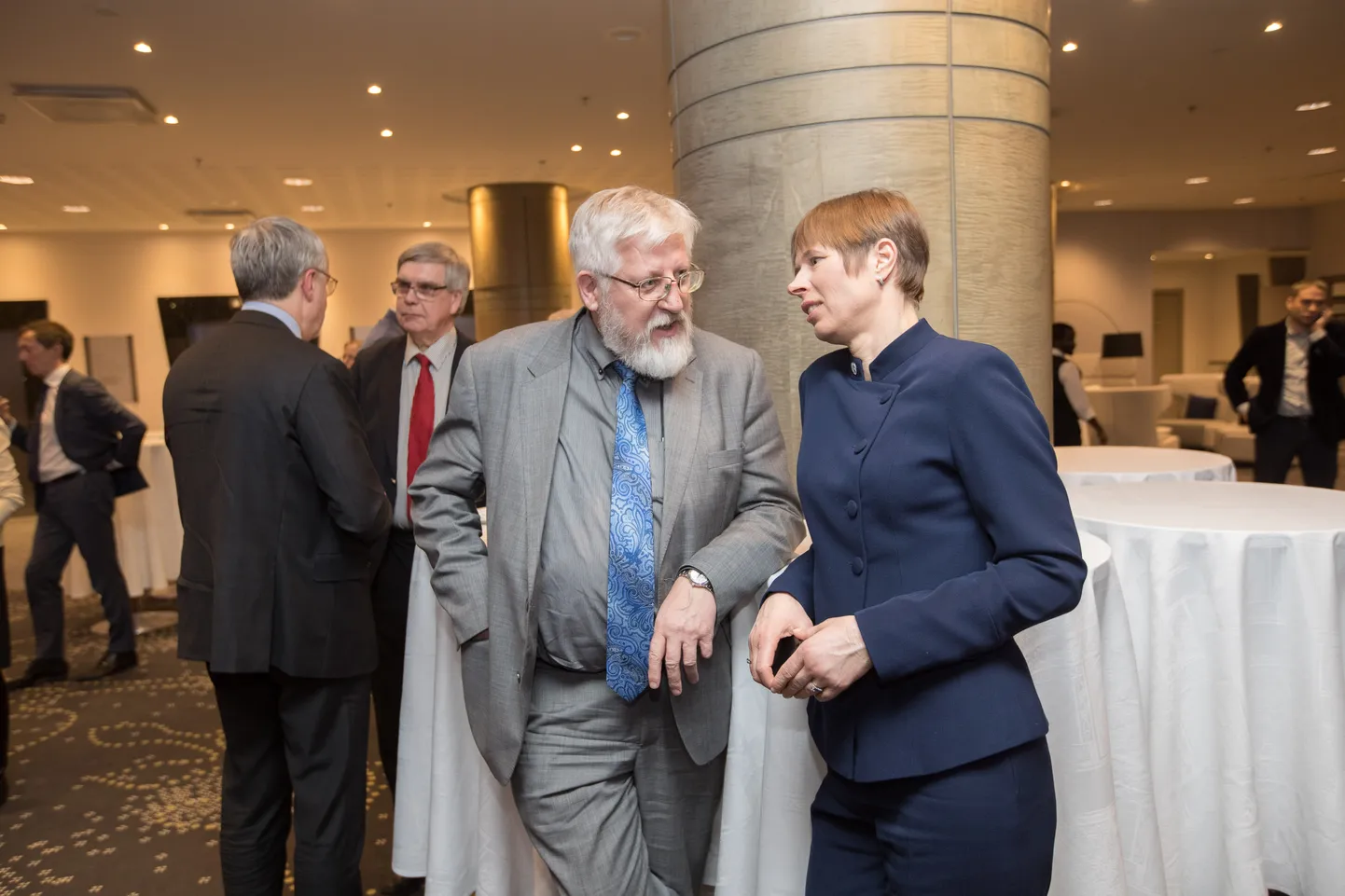 Tarmo Soomere and Kersti Kaljulaid.