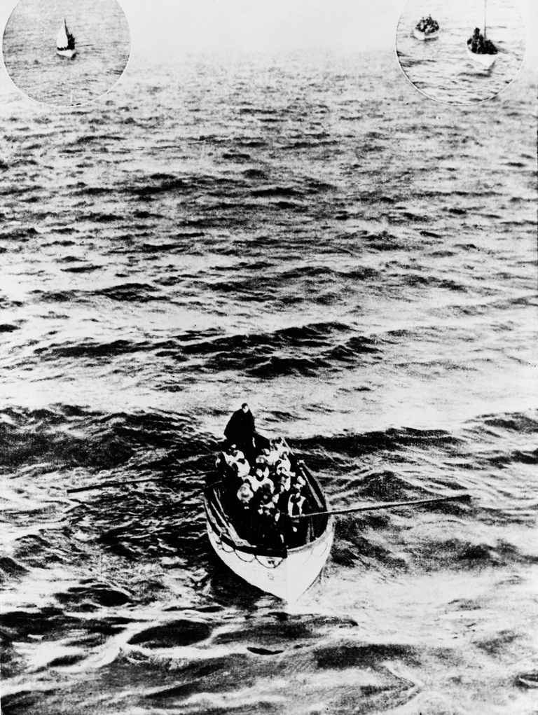 Titanicu päästepaadid, milles olnud pääsesid Carpathia pardale